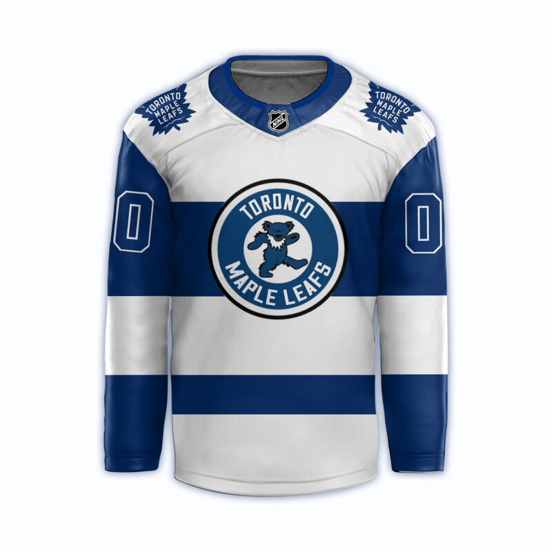 Toronto Maple Leafs x Grateful Dead Night 2024 Custom Jersey - Image 2