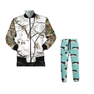 Combo Personalized Beautiful Floral Jacket and Sweatpants