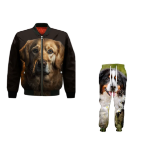Combo Personalized Cute German Dog Jacket and Sweatpants
