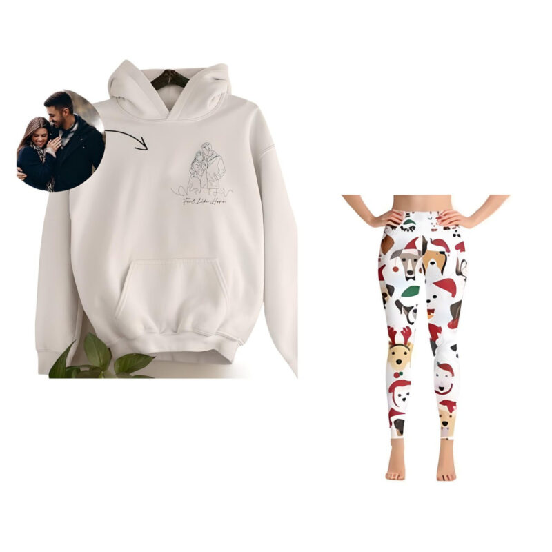 Combo Personalized Custom Hoodies and Legging