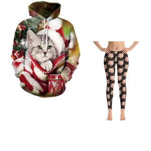 Combo Personalized Cat Lover Hoodies and Legging