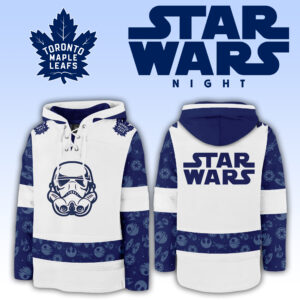 2024 Toronto Maple Leafs x Star Wars Night Lace Up Hoodie