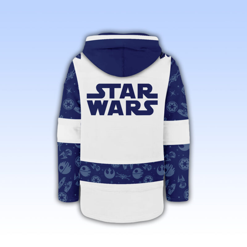 2024 Toronto Maple Leafs x Star Wars Night Lace Up Hoodie - Image 2