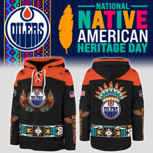 Edmonton Oilers x 2024 NHL Native American Heritage Month Premium Limited Jersey