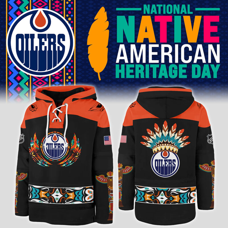 Edmonton Oilers x 2024 NHL Native American Heritage Month Premium Limited Jersey