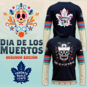 Unisex Nike Toronto Maple Leafs 2024 NHL Dia De Los Muertos Premium Limited Long Sleeve Shirt