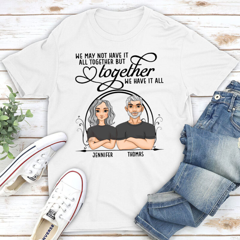 Have It All Together - Personalized Custom Classic T-shirt - Image 2