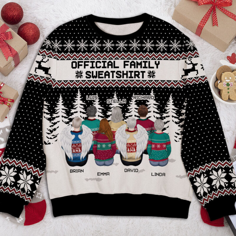 Family Sweater - Personalized Custom All-Over-Print Sweater - Image 2