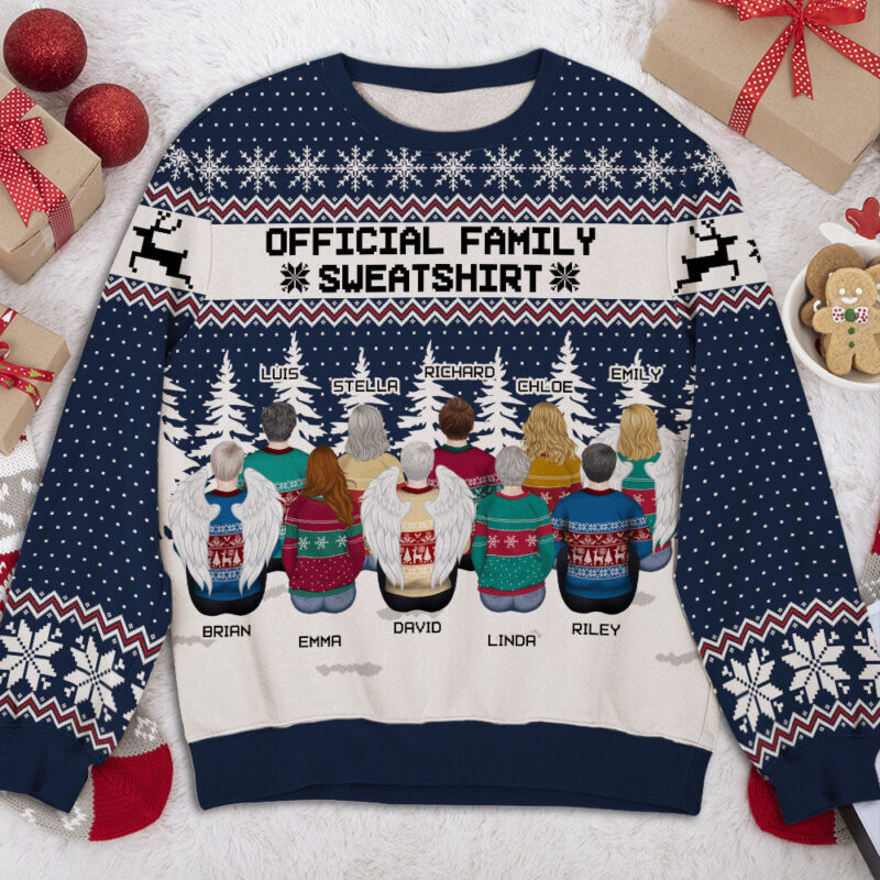 Family Sweater - Personalized Custom All-Over-Print Sweater - Image 3