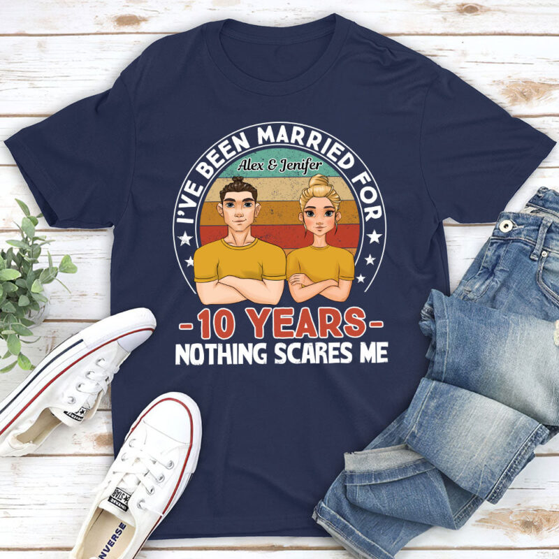 I Have Been Married - Personalized Custom Classic T-shirt - Image 2