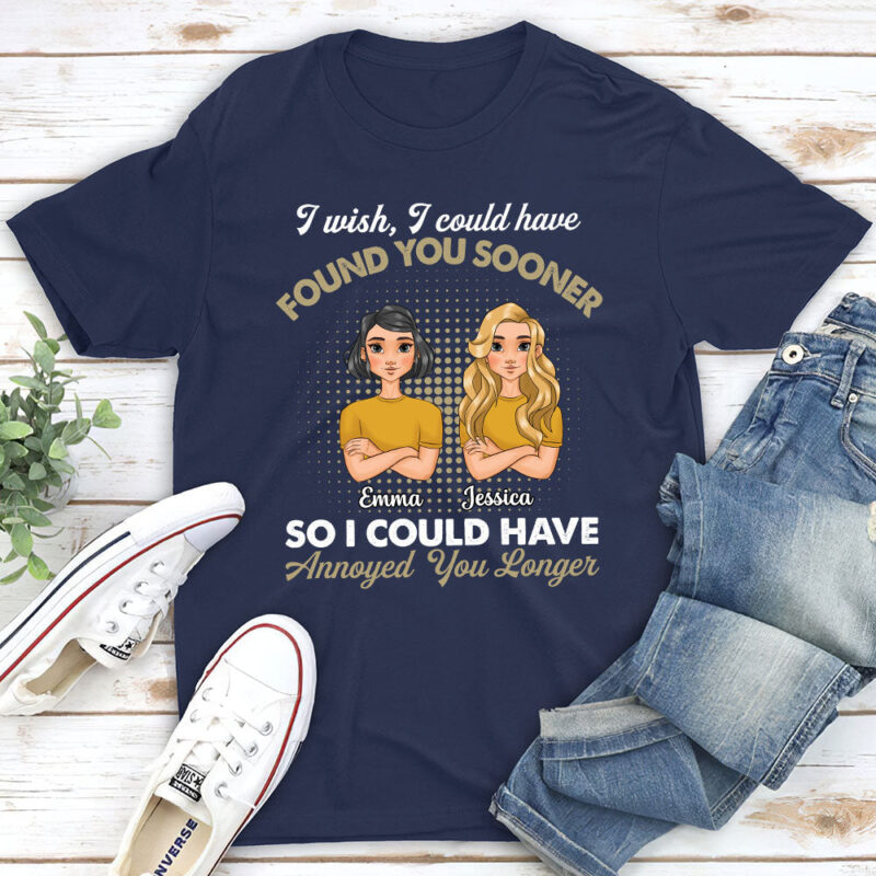 Annoyed You Longer - Personalized Custom Classic T-shirt - Image 2