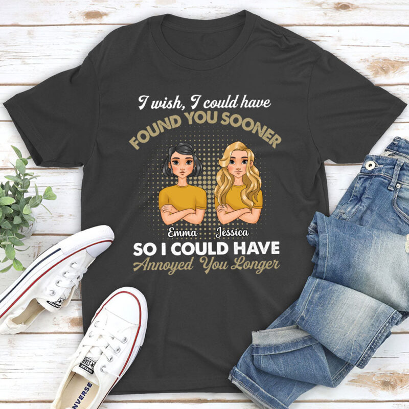 Annoyed You Longer - Personalized Custom Classic T-shirt - Image 4