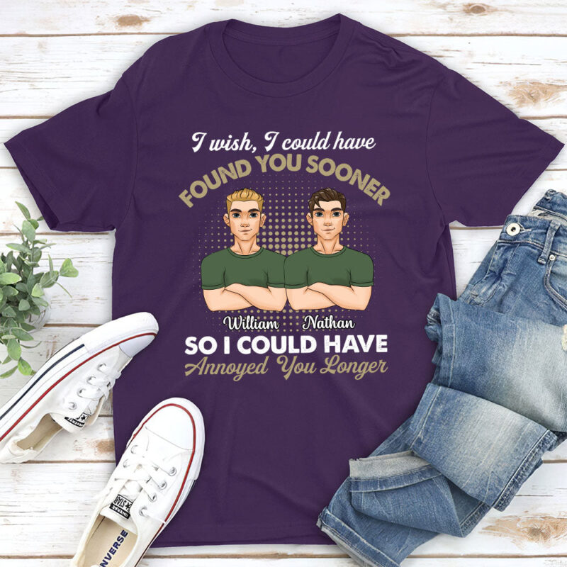 Annoyed You Longer - Personalized Custom Classic T-shirt - Image 5
