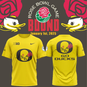 Oregon Ducks Rose Bowl Game 2024 Tee V1