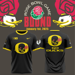Oregon Ducks Rose Bowl Game 2024 Tee V3