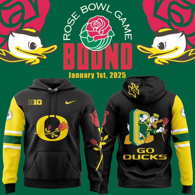 Oregon Ducks Rose Bowl Game 2024 Limited Hoodie