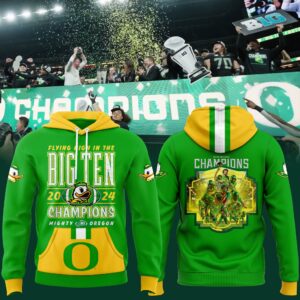 Oregon Ducks 2024 Big Ten Football Conference Champions Hoodie