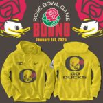Oregon Ducks Rose Bowl Game 2024 Hooded V1