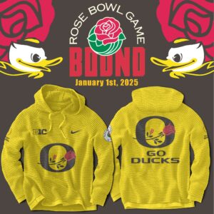 Oregon Ducks Rose Bowl Game 2024 Hooded V1