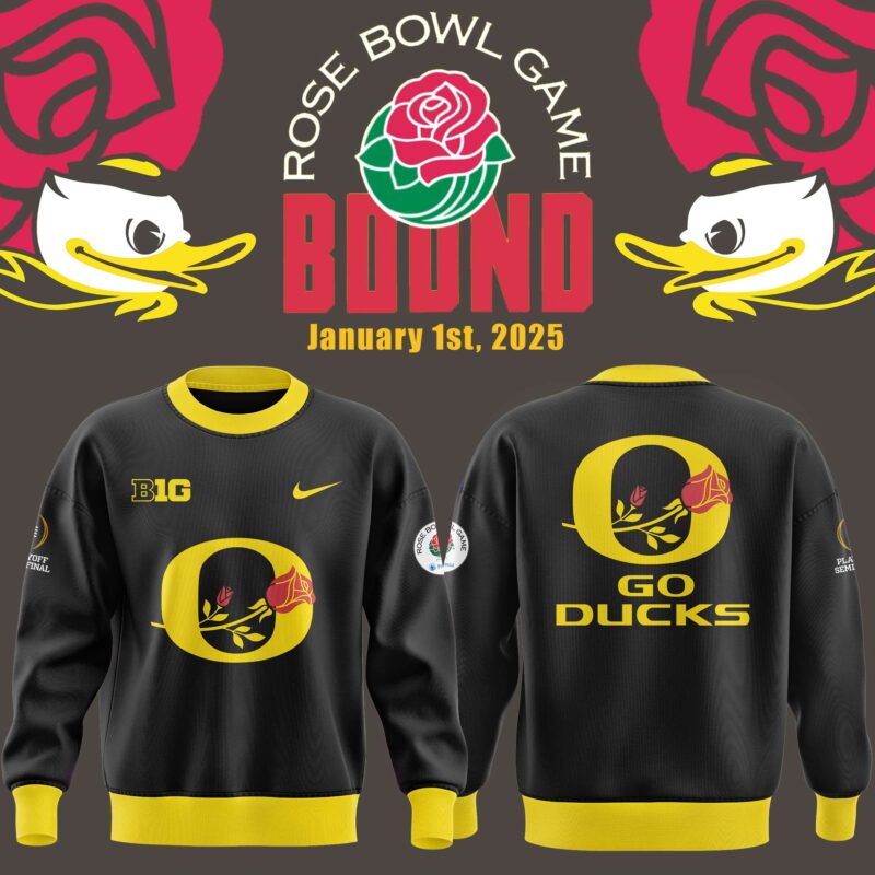 Oregon Ducks Rose Bowl Game 2024 Sweatshirt V3