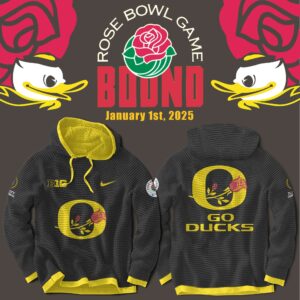 Oregon Ducks Rose Bowl Game 2024 Hooded V3