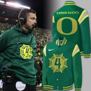 Oregon Ducks Football #4Spence Bomber Jacket 2023