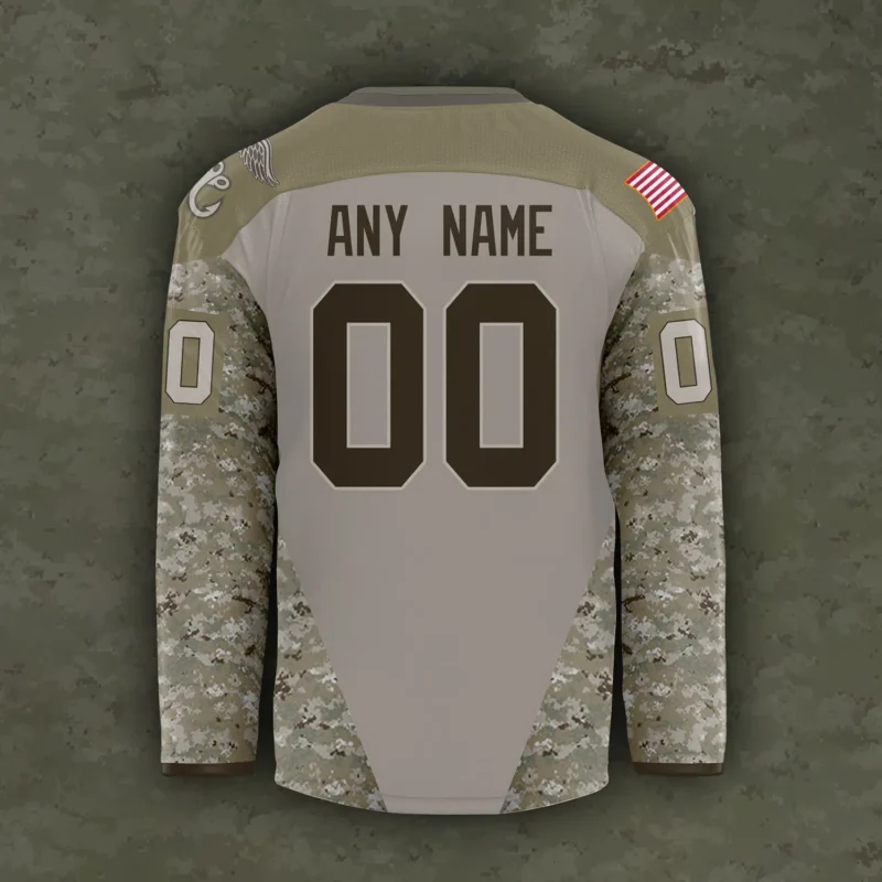 Toledo Walleye x Military Appreciation Night 2024 Custom Jersey - Image 4