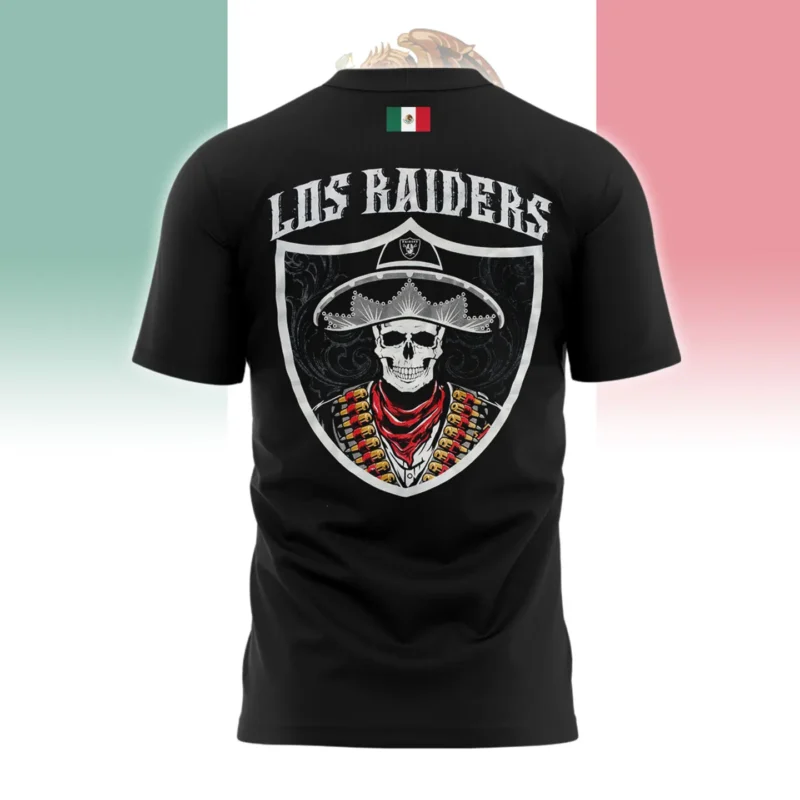 2024 Las Vegas Raiders Mexico?s Independence Day Shirt - Image 3