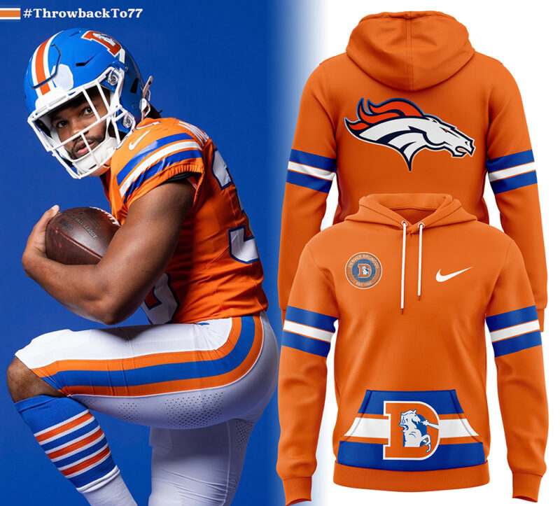 Denver Broncos Throwback Hoodie