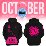 Women’s Nike Utah Hockey Club 2024 NHL Breast Cancer Awareness Month Pullover Hoodie