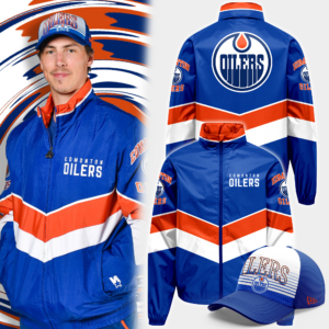 Men's Pro 2024 Edmonton Oilers Limited Exclusive Stand Collar Starter Jacket