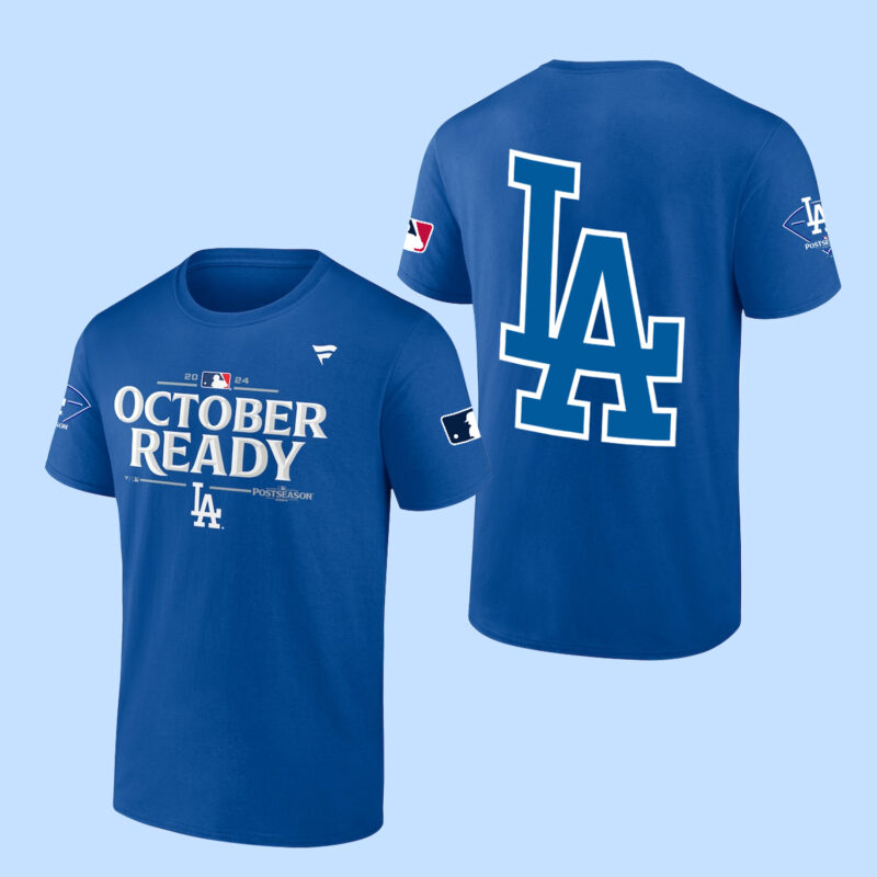 Dodgers October Ready 2024 Shirt - Image 2