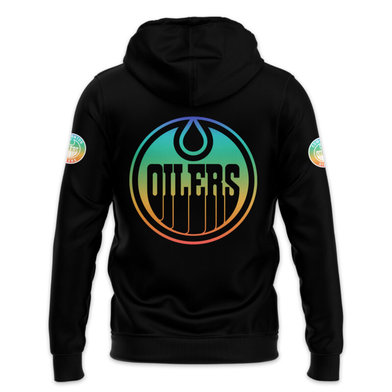 Men’s Edmonton Oilers 2024 NHL Health on Autism Awareness Month Hoodie - Image 3