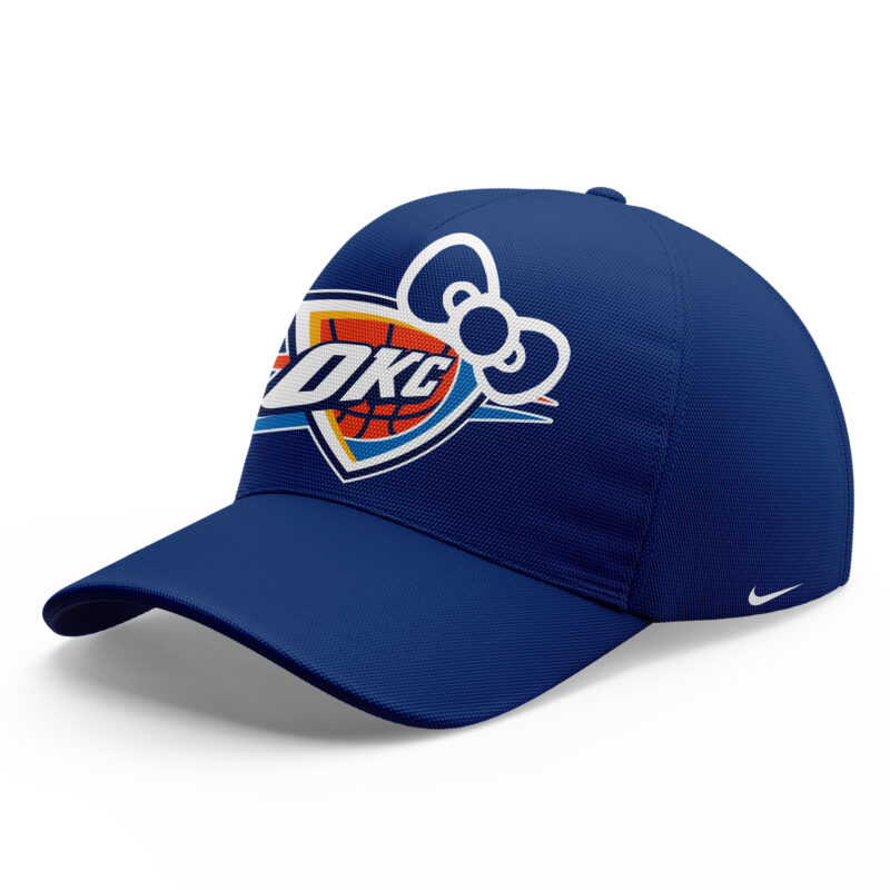 Special New Oklahoma City Thunder x Hello Kitty Tshirt 2024 - Image 4