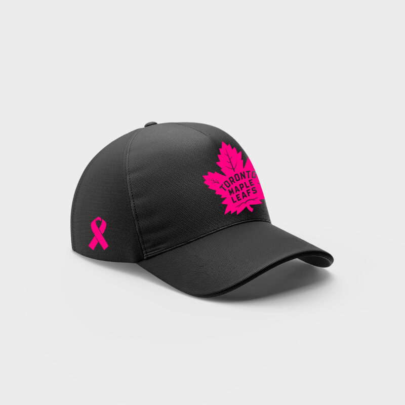 Toronto Maple Leafs 2024 NHL Breast Cancer Awareness Month Cap - Image 2
