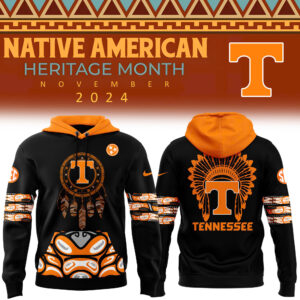 Tennessee Football NCAA 2024 Native American Heritage Month Premium Limited Pullover Hoodie