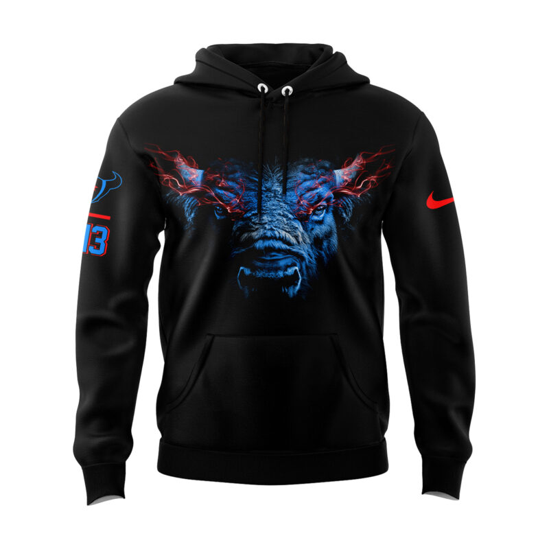 Limited Edition Houston Texans HTown New Black Hoodie 2024 - Image 2