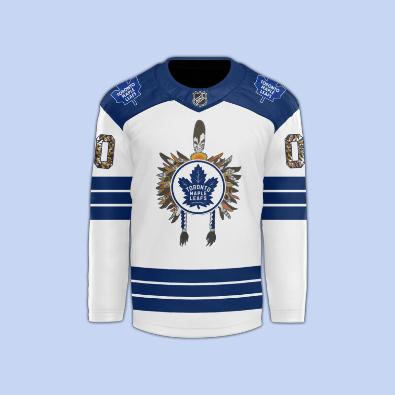 Toronto Maple Leafs 2024 NHL Native American Heritage Month Premium Limited Jersey - Image 2