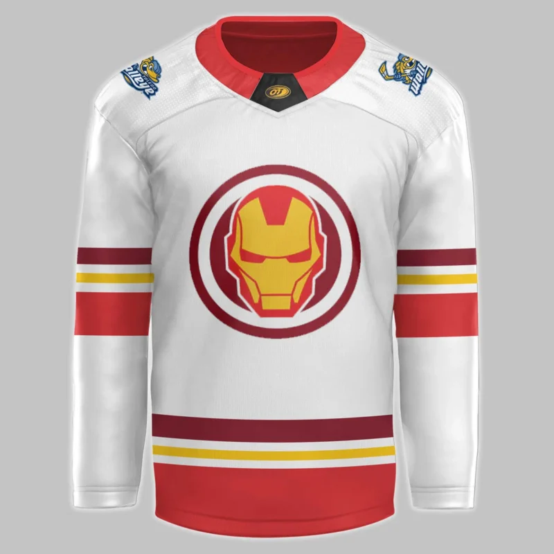 Toledo Walleye x Marvel Super Hero Night 2024 Custom Jersey - Image 2
