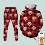 Custom Photo Dog Cat For Christmas Gift Sweatpants