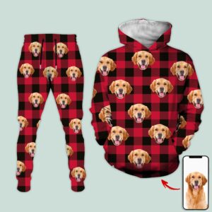 Custom Photo Dog Cat For Christmas Gift Sweatpants