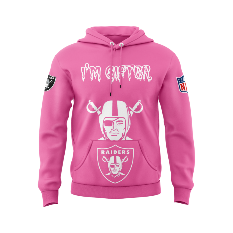 Men’s Nike Pink Las Vegas Raiders 2024 NFL Crucial Catch Club Pullover Hoodie - Image 2