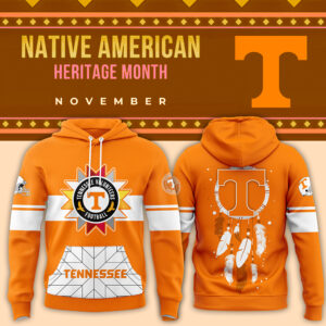 Tennessee Volunteers Football 2024 Native American Heritage Month Premium Limited Pullover Hoodie
