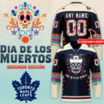 Unisex Nike Pro Toronto Maple Leafs 2024 NHL Dia De Los Muertos Premium Limited Personalized Jersey