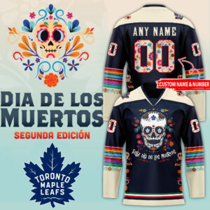 Unisex Nike Pro Toronto Maple Leafs 2024 NHL Dia De Los Muertos Premium Limited Personalized Jersey