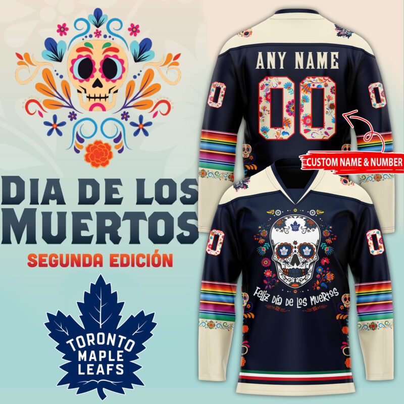Unisex Nike Pro Toronto Maple Leafs 2024 NHL Dia De Los Muertos Premium Limited Personalized Jersey
