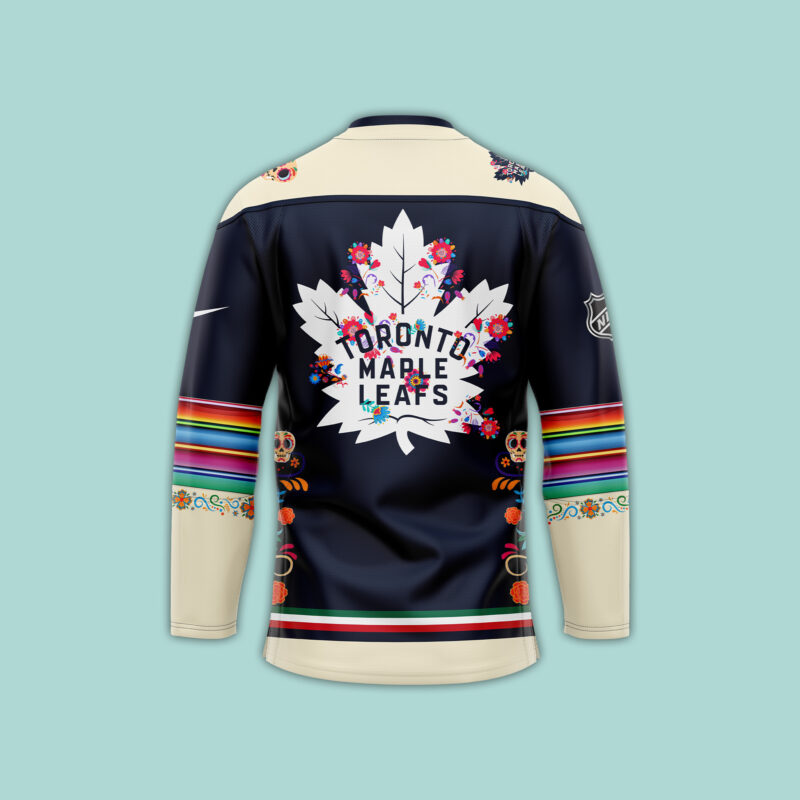 Unisex Nike Pro Toronto Maple Leafs 2024 NHL Dia De Los Muertos Premium Limited Jersey - Image 3