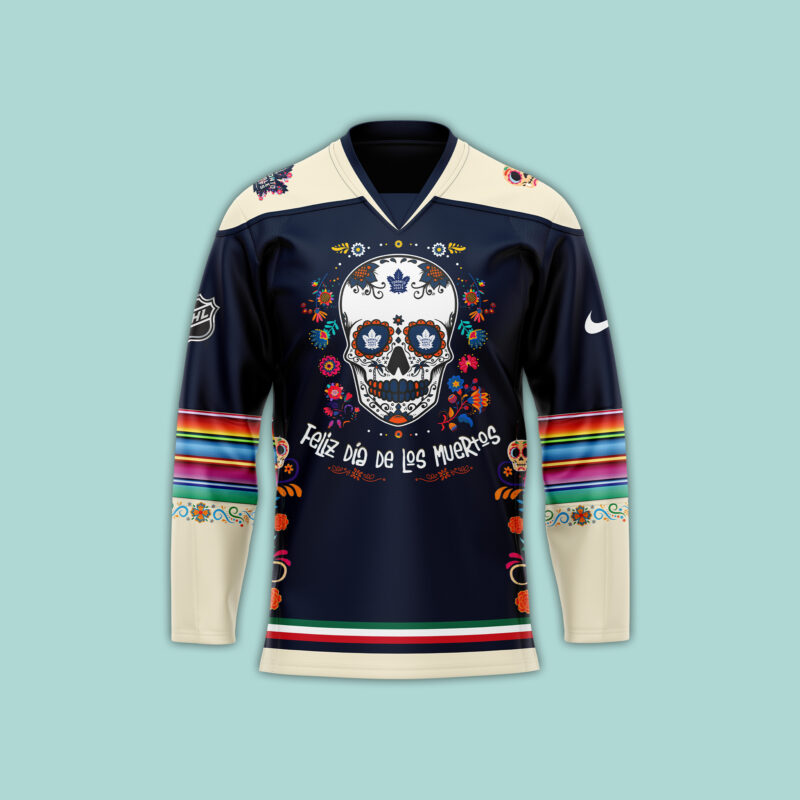 Unisex Nike Pro Toronto Maple Leafs 2024 NHL Dia De Los Muertos Premium Limited Jersey - Image 2