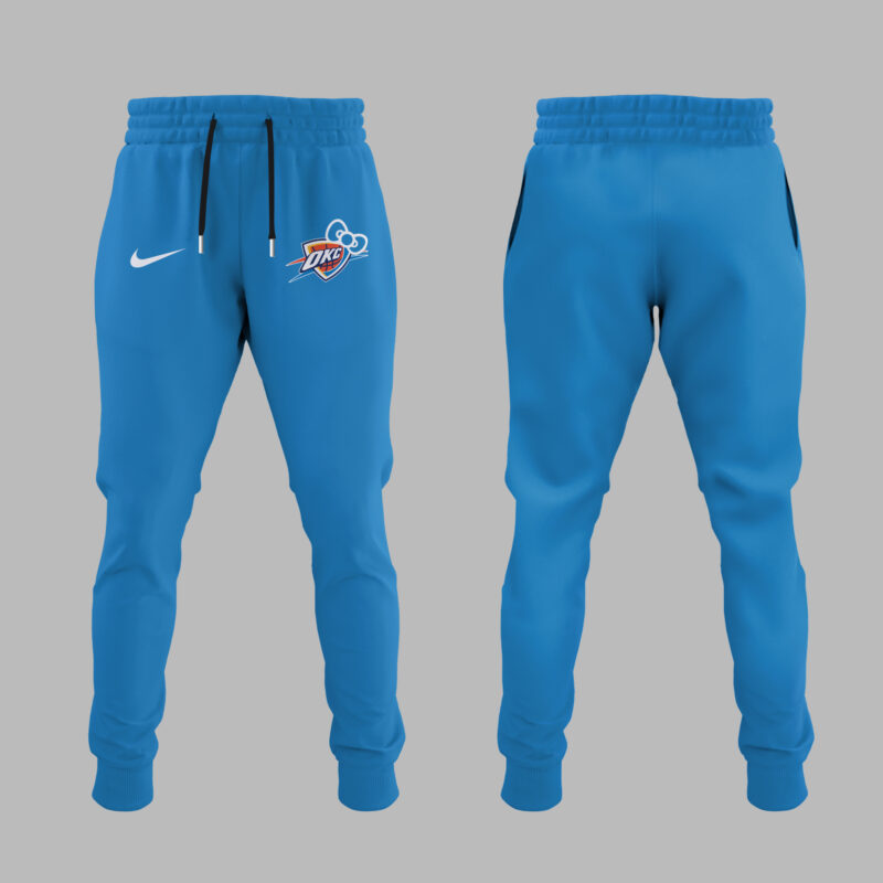 Limited Edition Oklahoma City Thunder x Hello Kitty Hoodie 2024 - Image 5