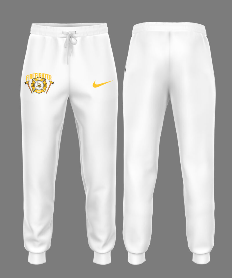 Women’s Minnesota Vikings x 2024 Firefighter Appreciation Night Premium Limited Pullover Hoodie - Image 2